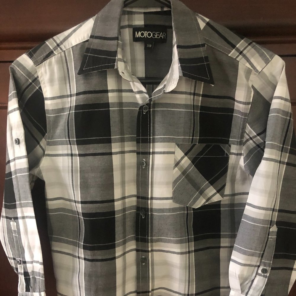 Boys Plaid Shirt Size 7/8